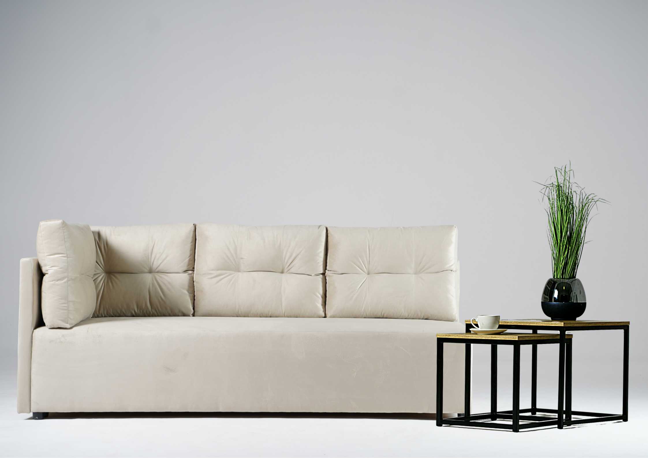 Beżowa sofa do salonu Mono